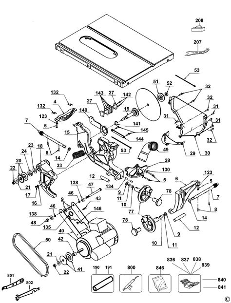 dewalt table saw parts diagram pdf manual